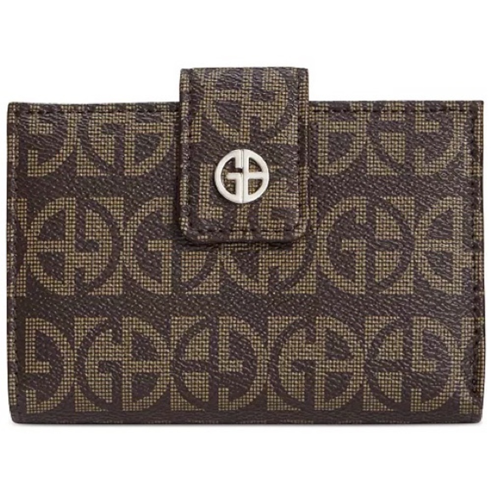 Giani Bernini Block Signature Feaux Leather Indexer Wallet